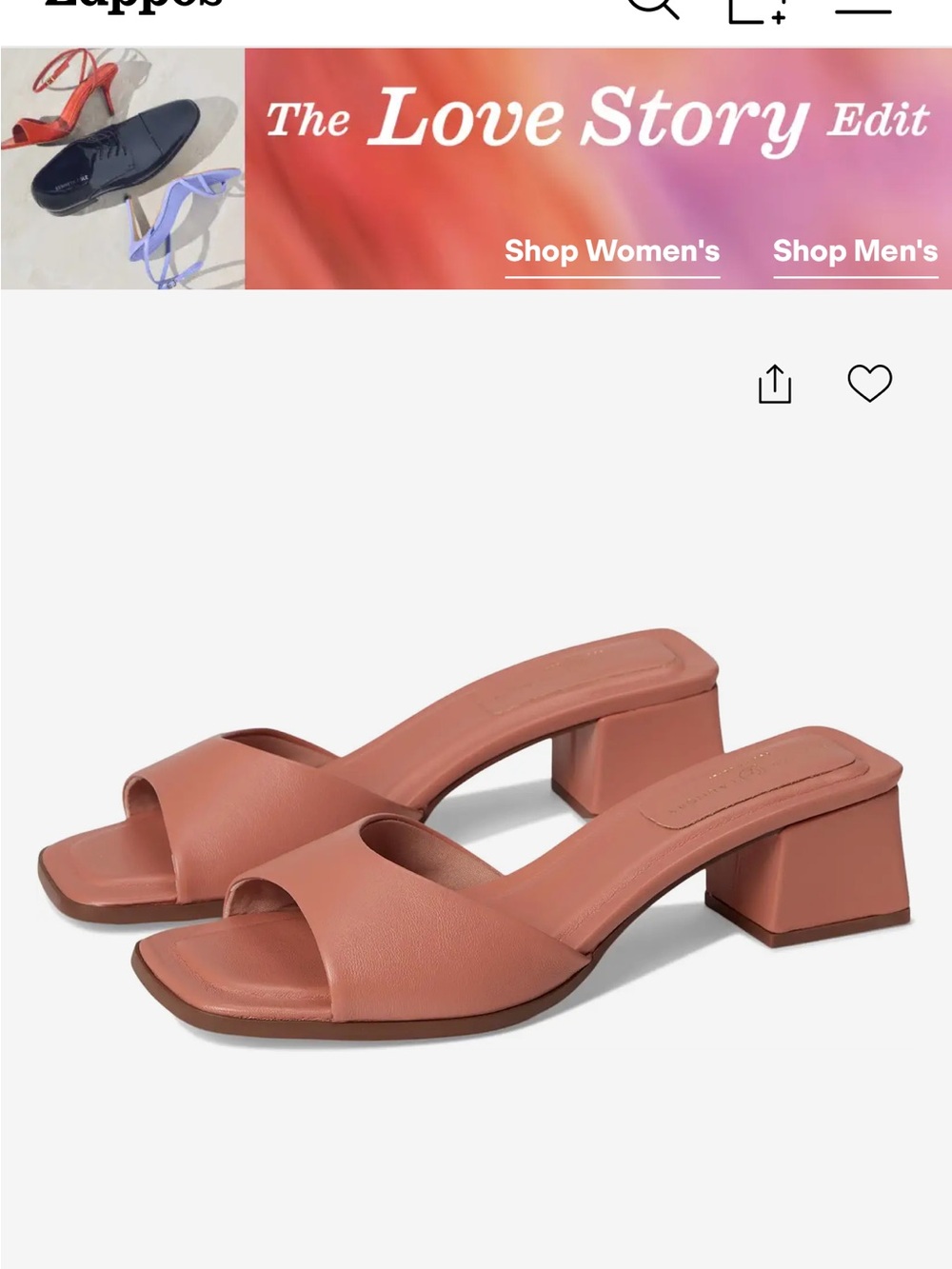 Chinese Laundry Dusty Coral Block Heel Slide Sandals
